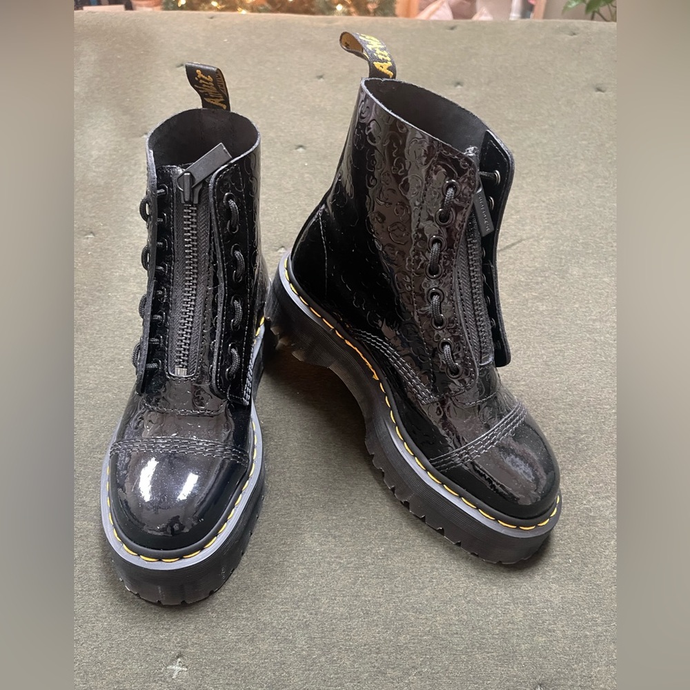 Dr. Martens - Sinclair - Patent Leopard, sz 8